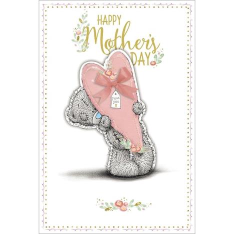 Holding Pink Heart Me to You Bear Mothers Day Card £3.99